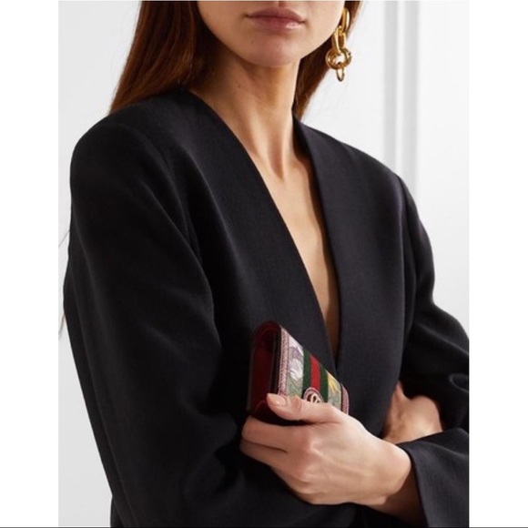 Gucci multicolor floral Ophidia logo wallet - Picture 2 of 12